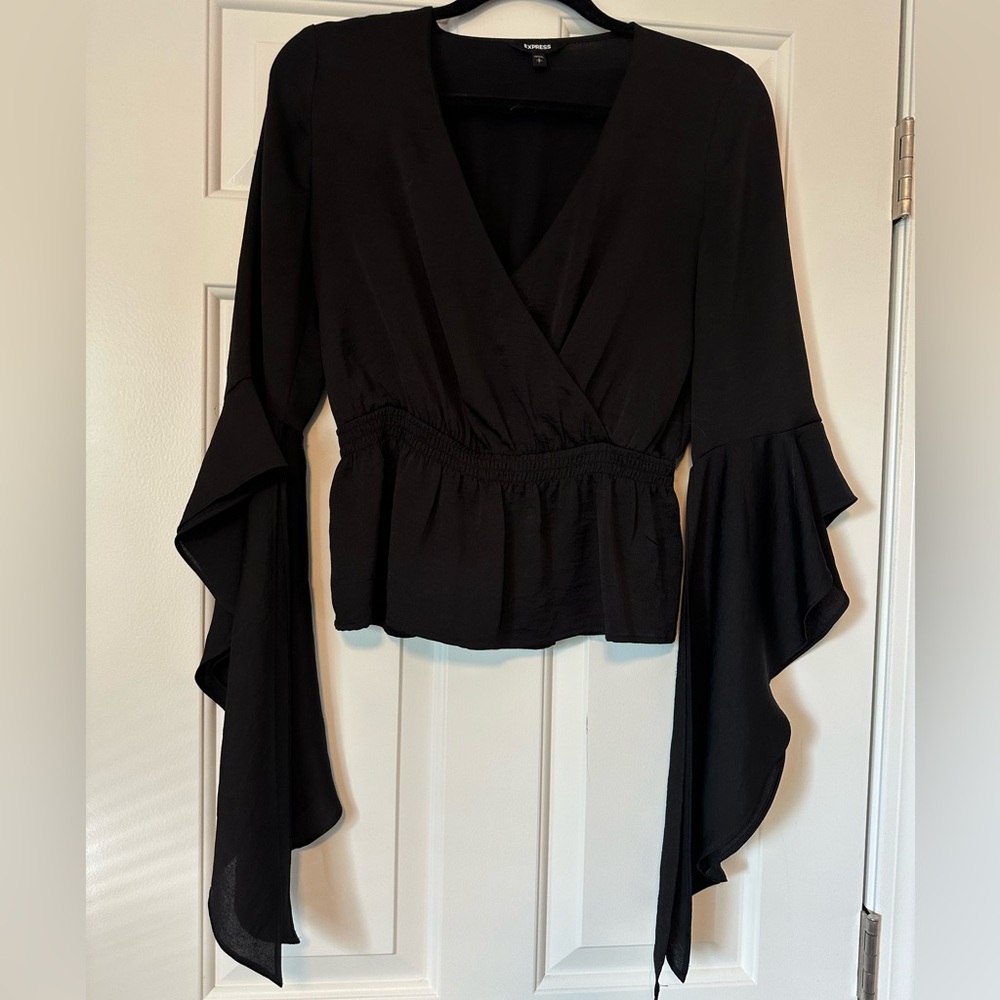 Express Elegant Black Women's Top